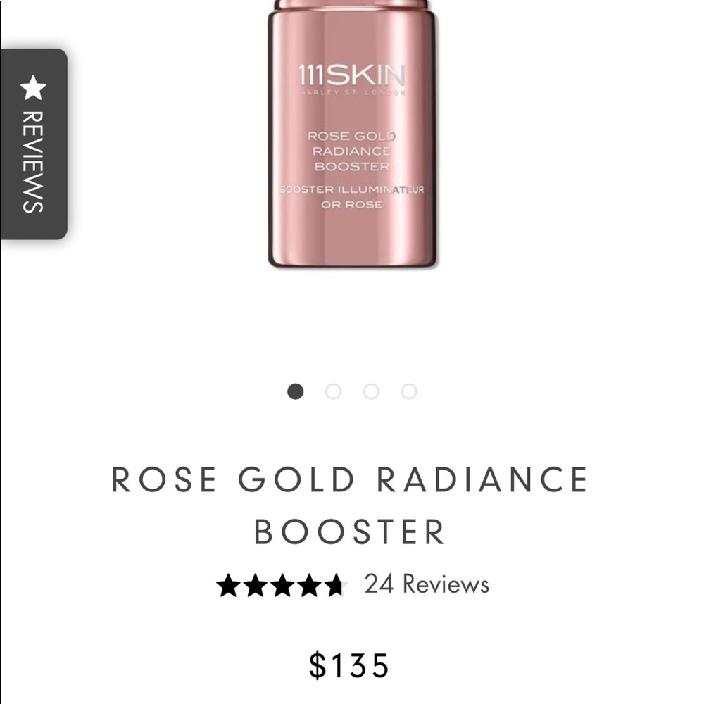 111skin rosegold booster